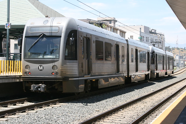 Los Angeles Metro Rail P2550 series in Union.Sta, Los Angeles, California, US /June 24, 2023