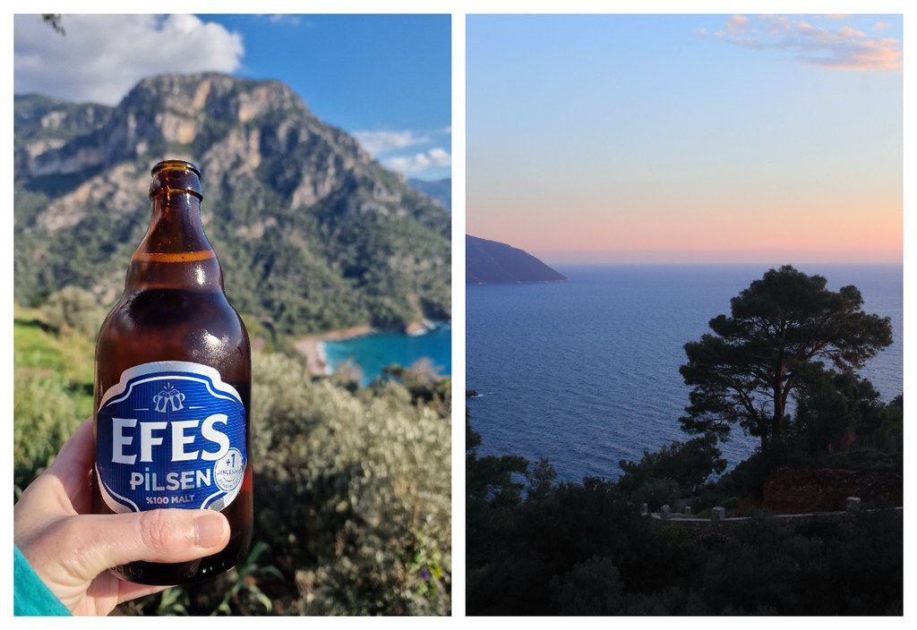Beers and sunsets at Olive Garden, Kabak