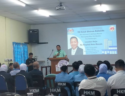 Lawatan Kerja YB Datuk Wetrom Bahanda Dan Rombongan Ke Hospital Kota Marudu (14 Ogos 2023)