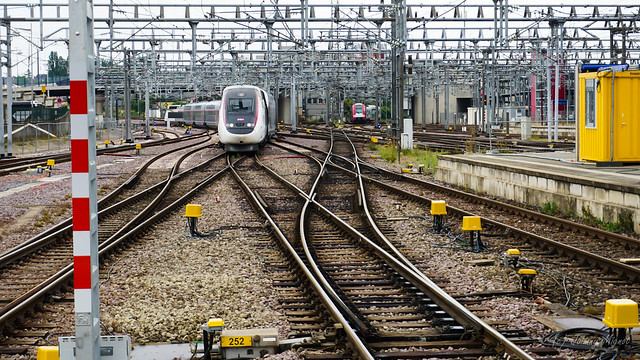 TGV entre en gare de Luxembourg