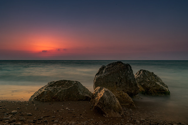Sunset a IXIA Beach