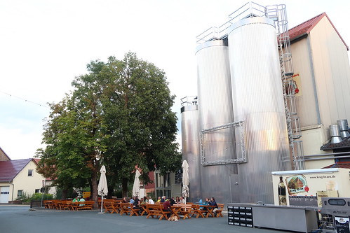 Bier"garten" der Brauerei und Gastwirtschaft Krug in Breitenlesau