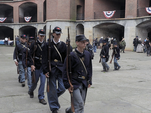 Civil War Day, Fort Point, GGNRA - 230275n