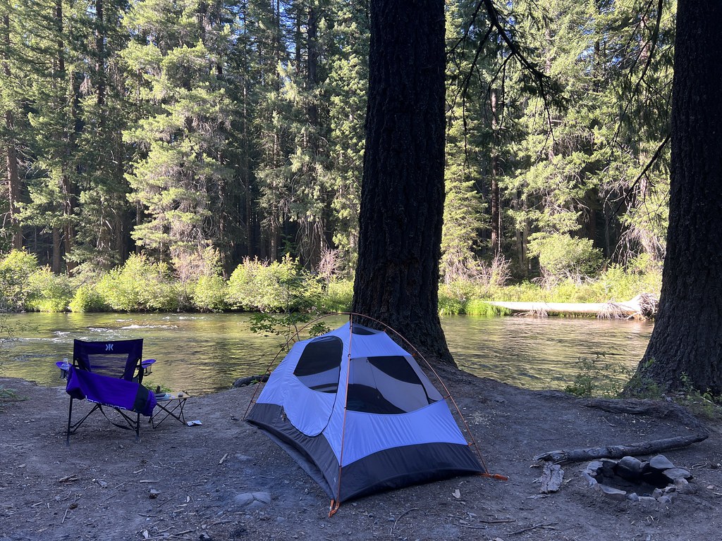 Rogue River campsite
