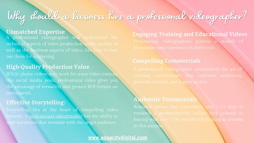 Why should a business hire a professional videographer? - Why should a business hire a professional videographer? | by michellewong741