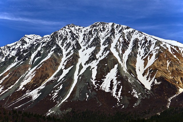The warm mountain colors of interior Alaska