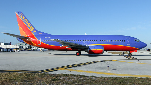 N315SW Boeing 737-3H4 Southwest Airlines.