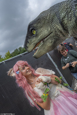 No dinosaurs were harmed during the making of this photo