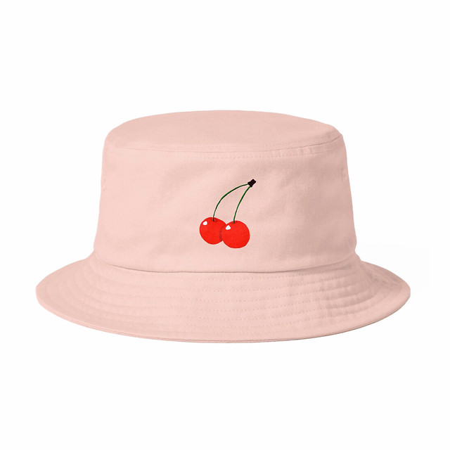 Summer cherry bucket hat