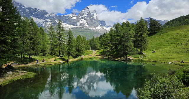 Lago Blu e Monte Cervino - 2 (Valle d'Aosta)