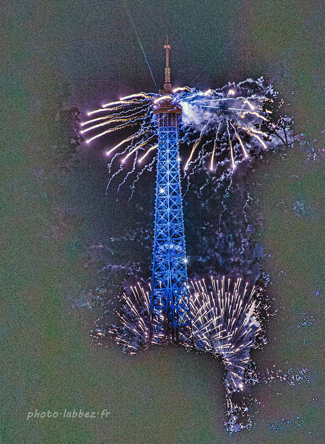 Feu d'artifice à la Tour Eiffel