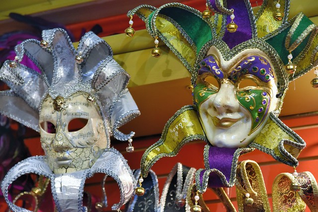 French Quarter - Mardi Gras Masks
