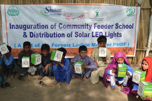 Solar LED Lights Gifted in Sargodha 2019