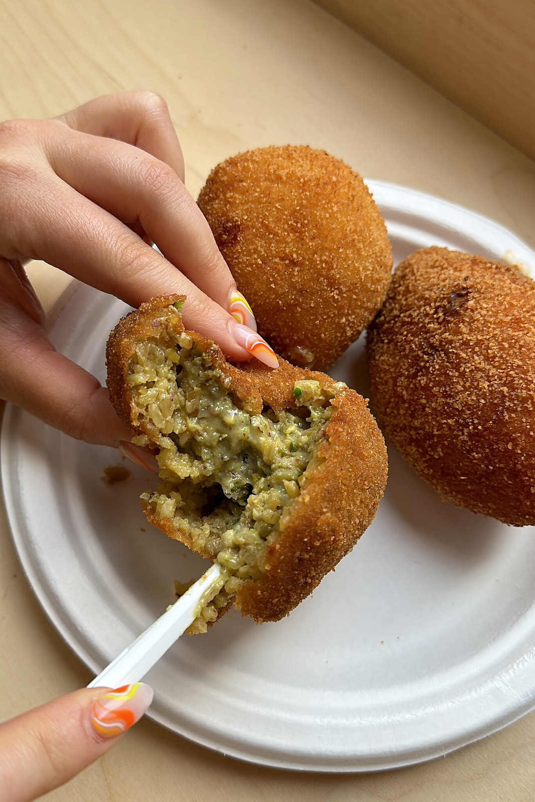 Arancini from Rosticceria da Cristina | Taormina, Sicily Travel Guide | Where to eat in Taormina | Discover the Best Things to do in Taormina, Sicily, Italy | Visit Sicily | Sicily Food | Sicily Travel Tips 