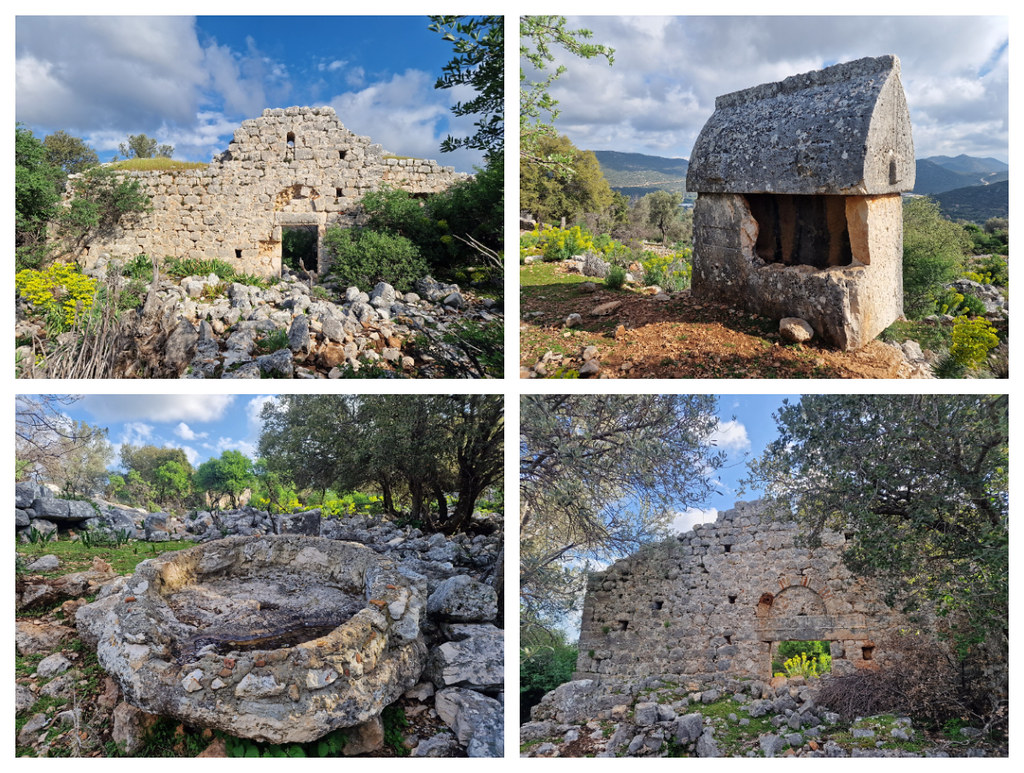 Apollonia ruins, Boğazcık to Aperlai section of the Lycian Way
