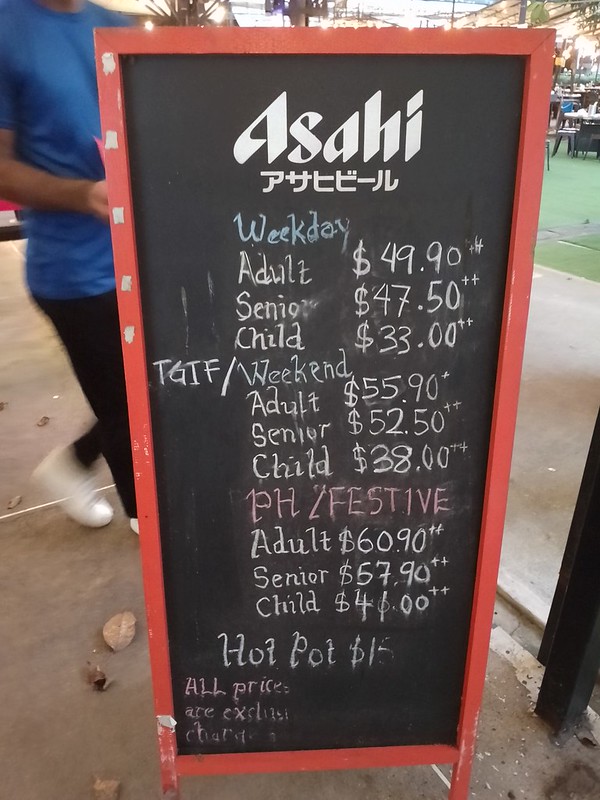 BBQ Buffet Prices (as of April 2023)