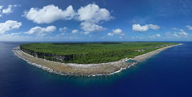 Makatea elevated atoll