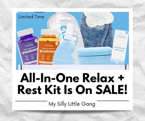 Cloudy All-In-One Relax + Rest Kit Is On SALE #MySillyLittleGang