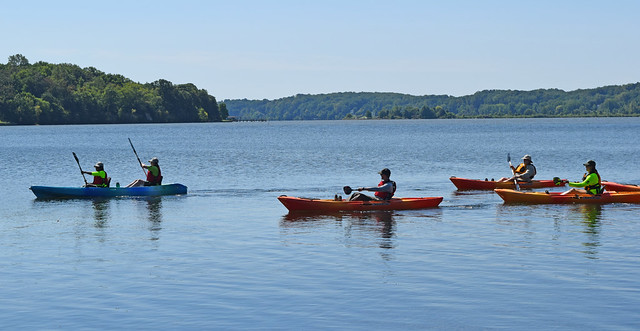 Guided paddle program at Widewater