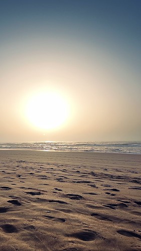 Empty by @mine, morocco south beach sunset