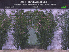 LOVE ROSE ARCH SET