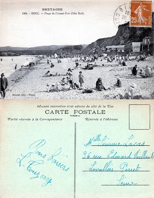 Bretagne - Binic - Plage de l'Avant-Port (Côté Sud) - 1927