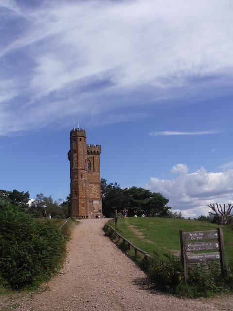 Leith Hill Tower, on approach SWC Walk 147 - Greensand Way Section 3: Gomshall to Dorking
