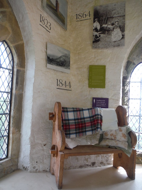 Room within Leith Hill Tower, the floor is exactly 1.000 ft above sea level! SWC Walk 147 - Greensand Way Section 3: Gomshall to Dorking