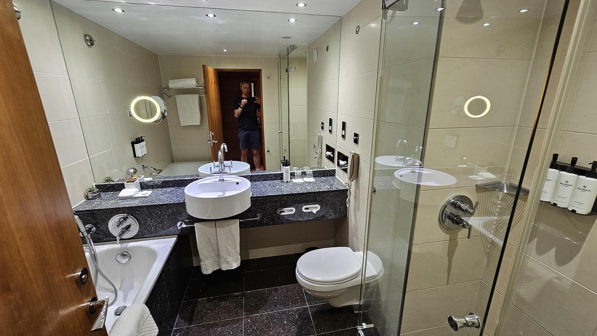Our ensuite at the Sofitel at Heathrow
