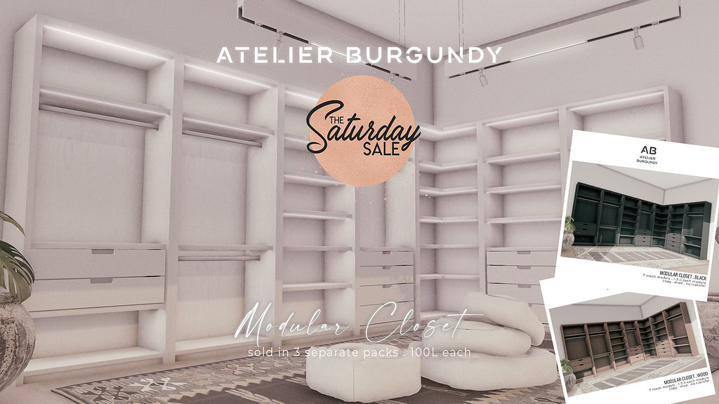 Atelier Burgundy . Modular Closet TSS