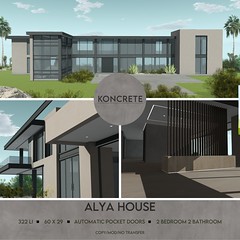 ALYA HOUSE- Now available at KONCRETE mainstore and marketplace