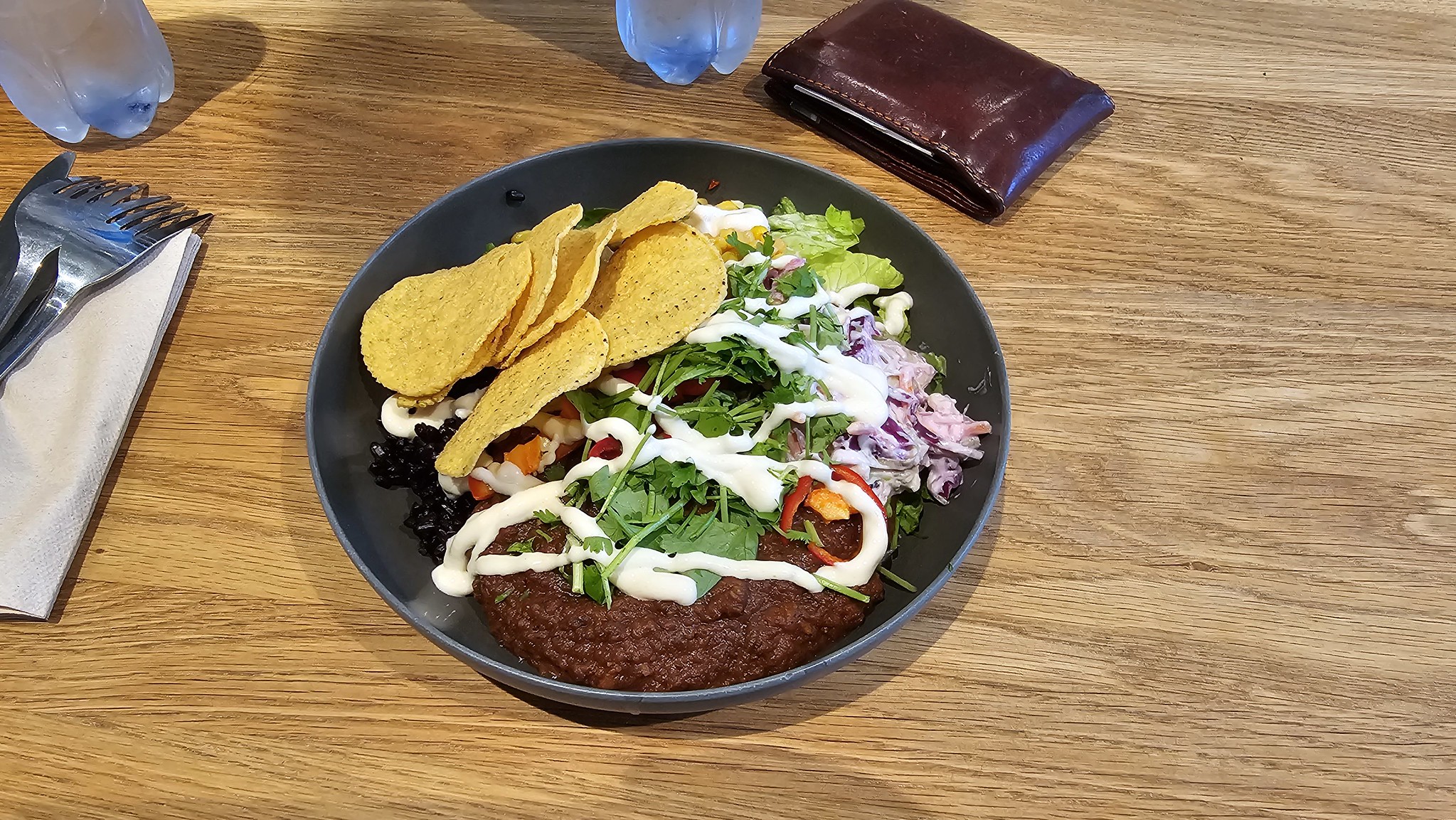 My chilli bowl enjoyed at Holy Greens in Stockholm