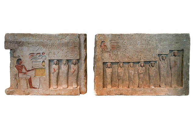Two Carved Slabs from Funerary Chapel