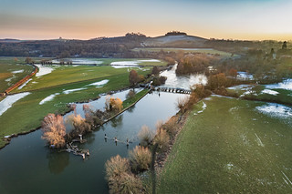 River Thames and Wittenham Clumps