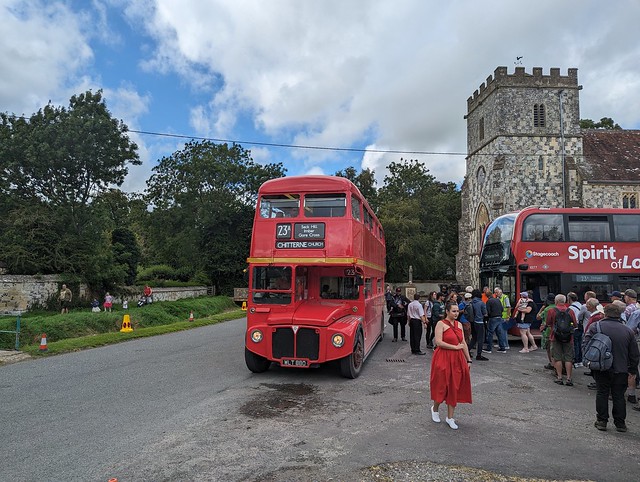 AEC Routemaster RML880 WLT880 at Chitterne Church