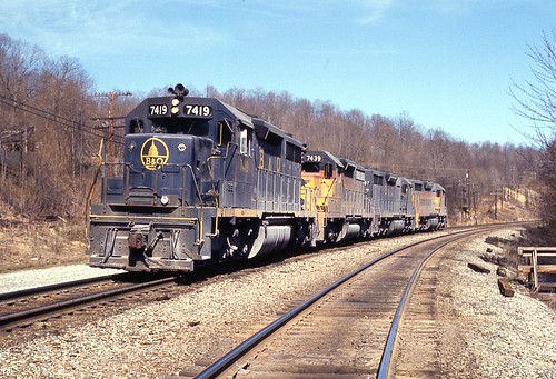 BO 7419 | Baltimore and Ohio (BO) 7419 SD35 Helper Set Max R… | Flickr