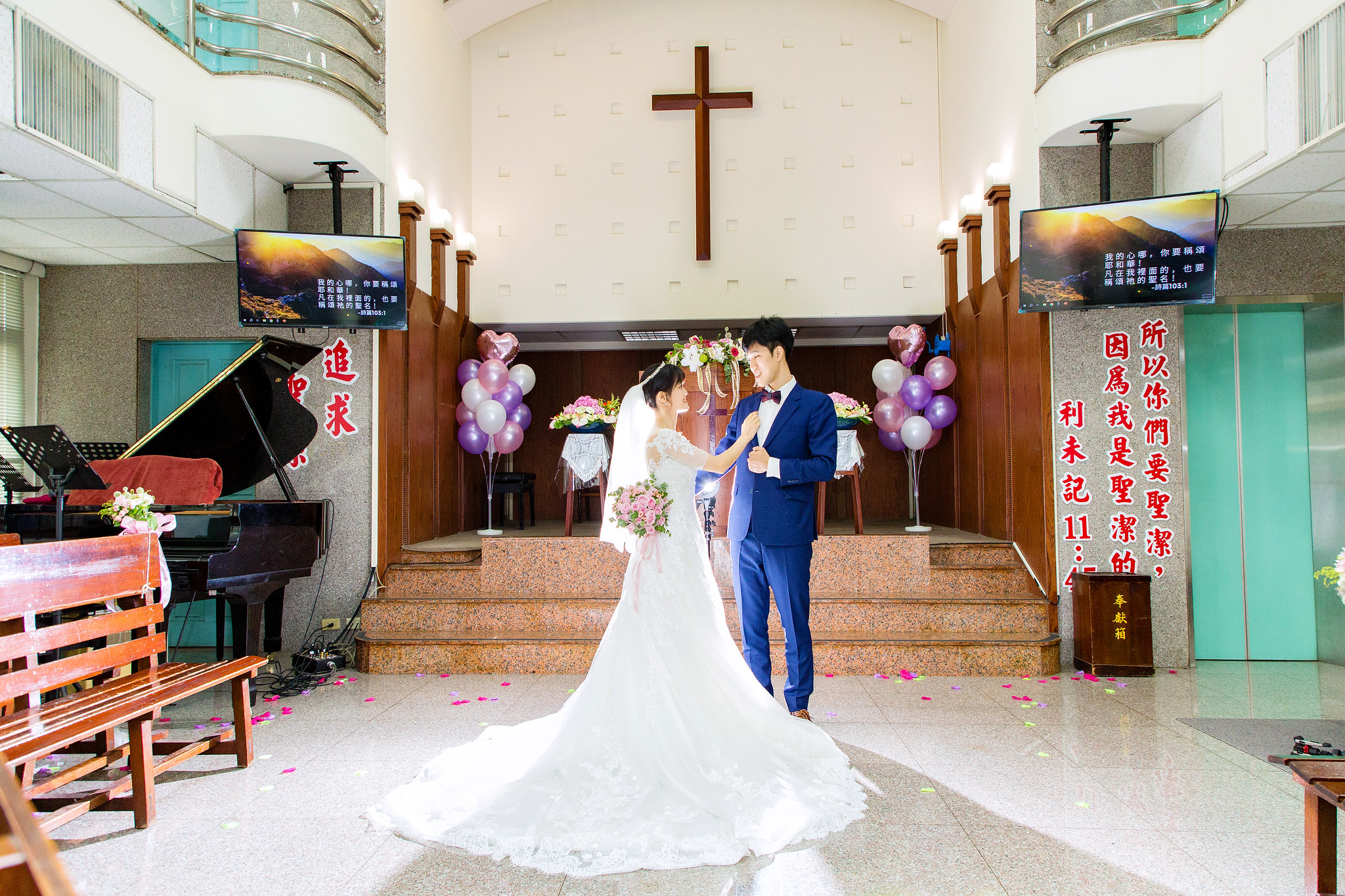 [婚攝] 名宣  & 以萱  屏東中華路基督教會證婚 | 證婚午宴  | 婚禮紀錄