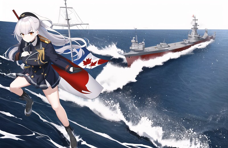 NovelAI - Canadian Shipgirl Experiment