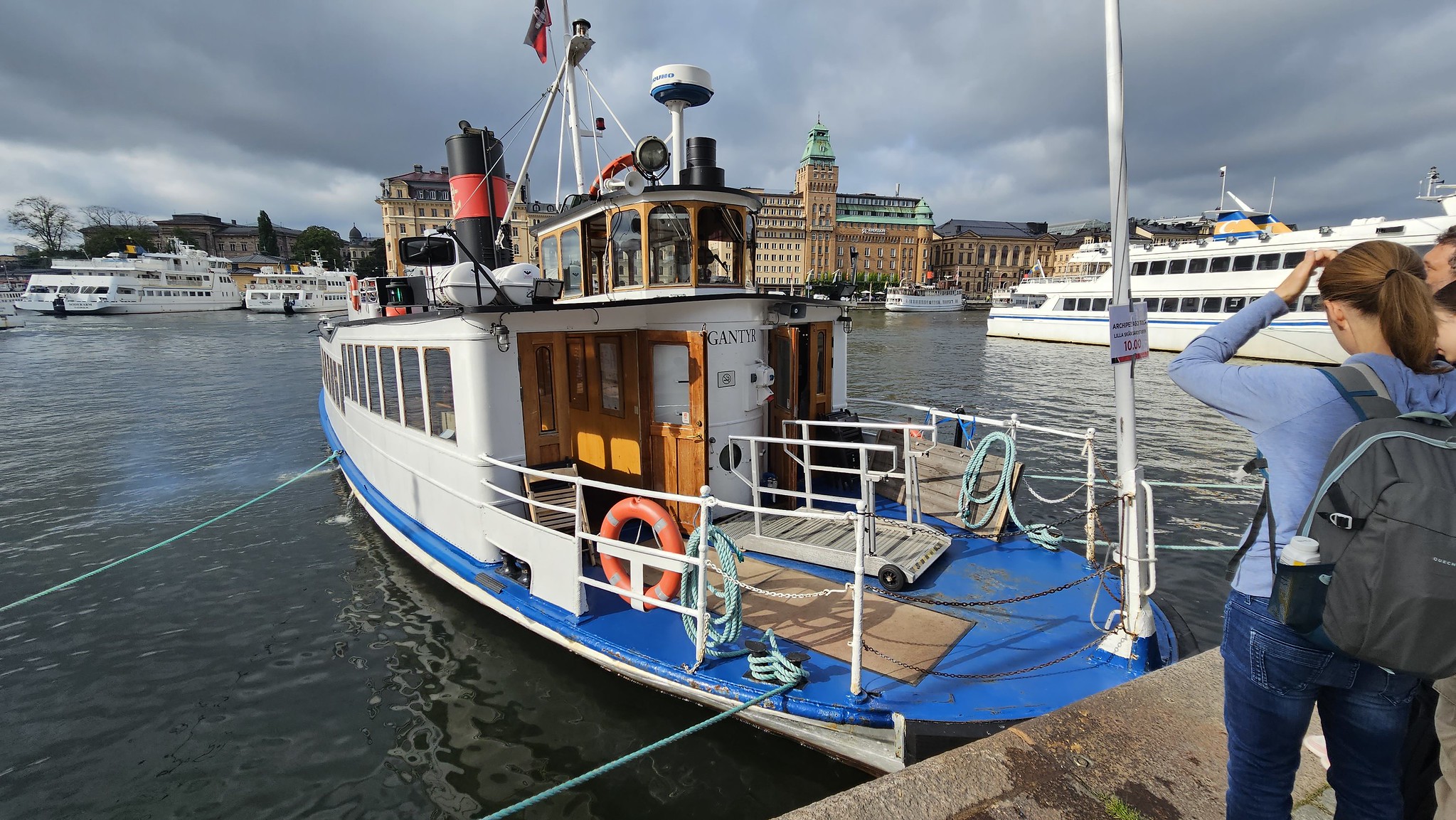 A river cruise in Stockholm