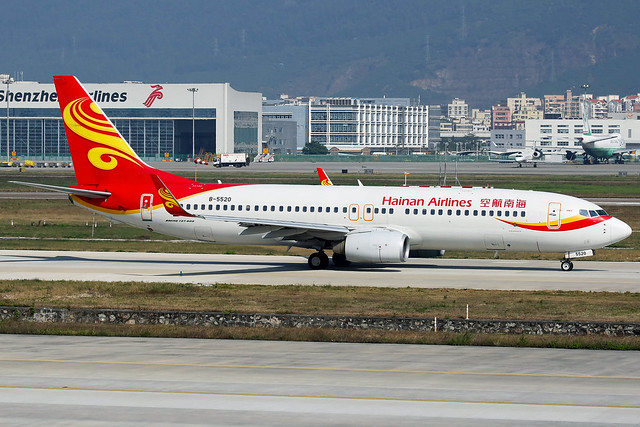 Hainan Airlines | Boeing 737-800 | B-5520 | Shenzhen Baoan