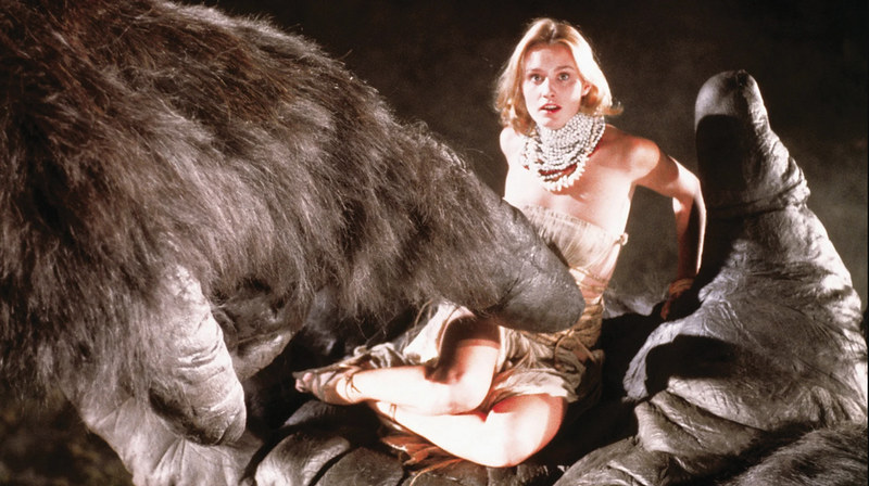 Jessica Lange dans King Kong (John Guillermin, 1976)