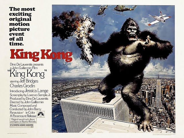 King Kong (John Guillermin, 1976) poster