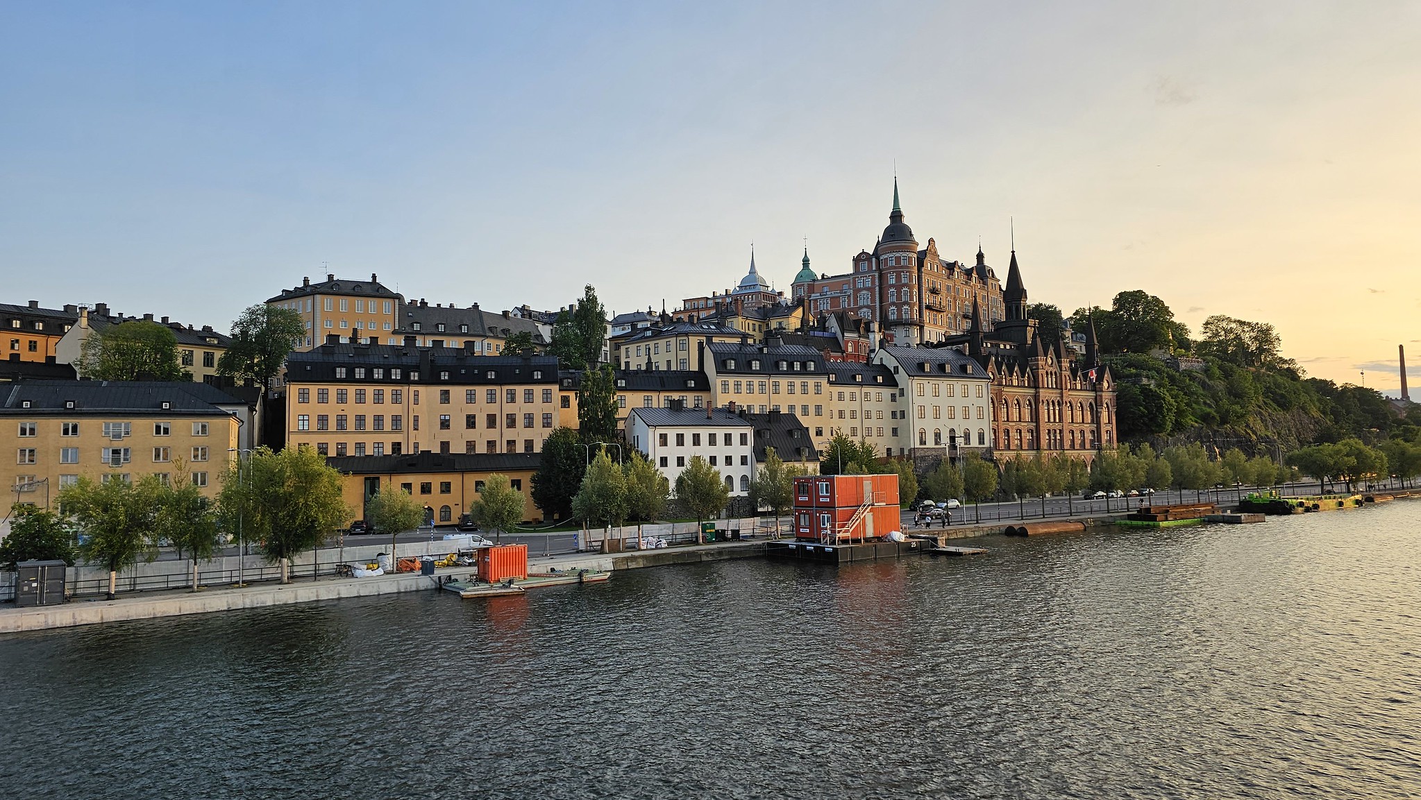 Amazing properties on the banks of the river in Stockholm