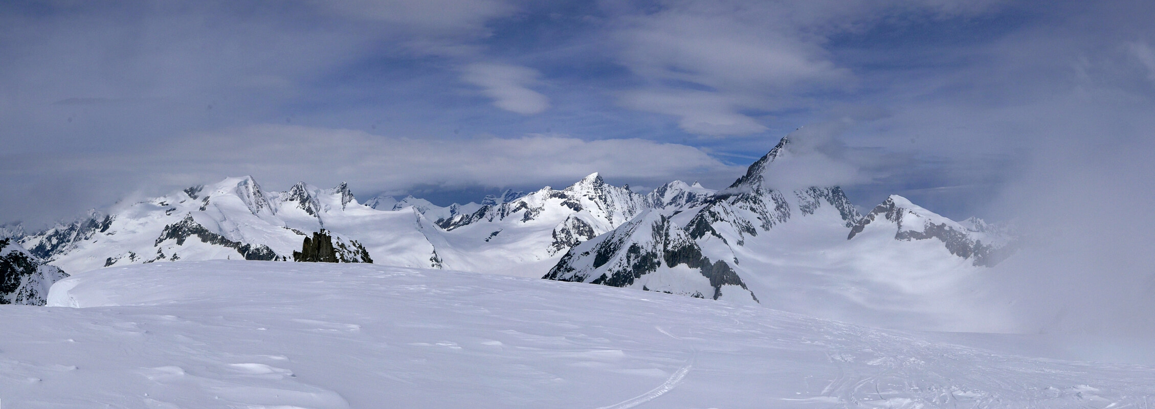 Vorderes Galmihorn Berner Alpen / Alpes bernoises Švýcarsko panorama 01