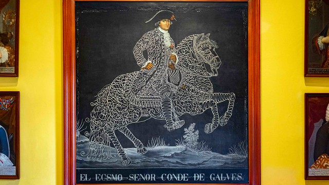 Equestrian Portrait of Virceroy Bernardo de Gálvez, 1796, oil on canvas, Chapultepec Castle