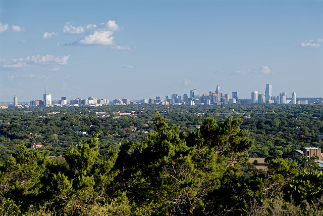 A View Looking to the Skyline of Austin