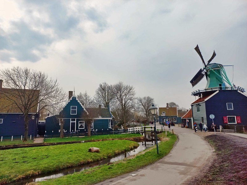 Dutch Heritage at Zaanse Schans in Zaandam, the Netherlands