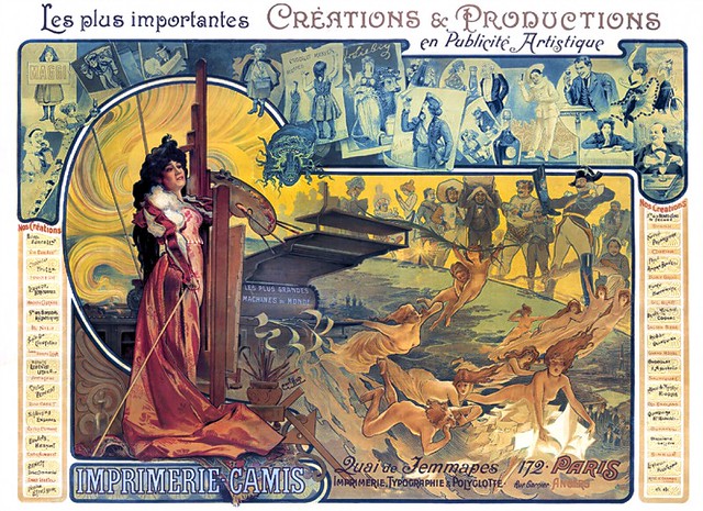 HAP, Carl. Les plus importantes Créations et Productions en Publicité Artistique, Imprimerie Camis, c. 1900.