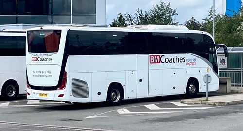 YK20 YTD ‘BM Coaches’ Your Partner in Travel, national express. Yutong GT12 / Yutong 3 on Dennis Basford’s railsroadsrunways.blogspot.co.uk’