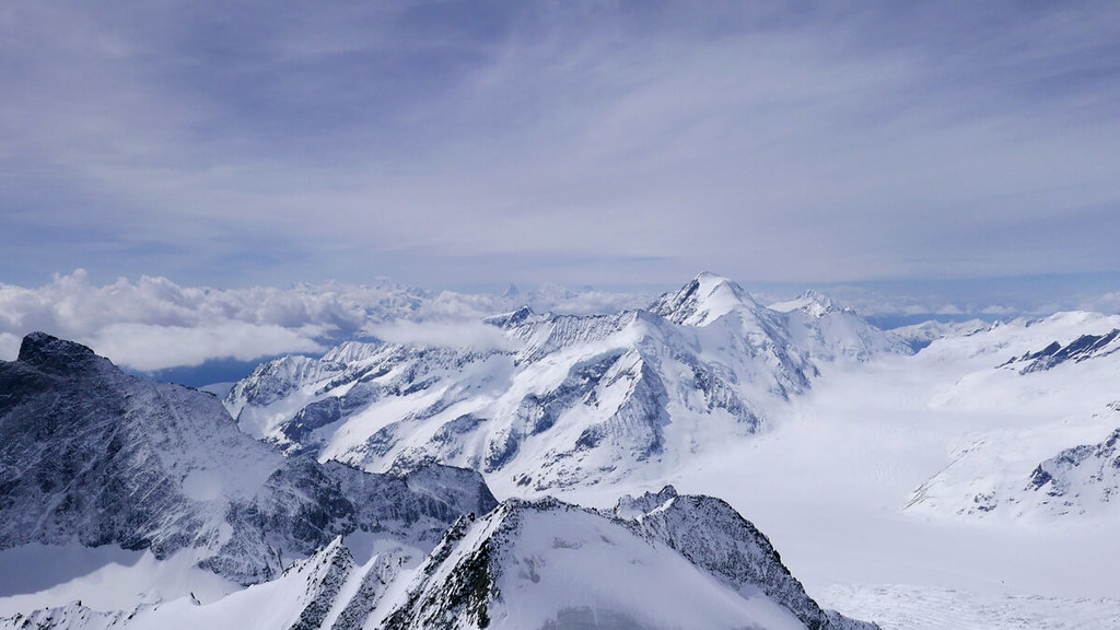 Grosses Grünhorn Berner Alpen / Alpes bernoises Švýcarsko foto 21